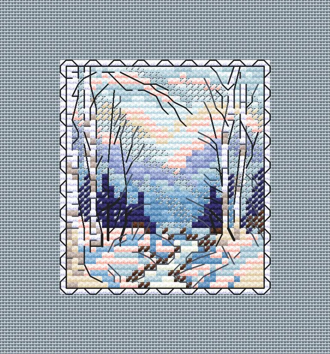 Winter Impressions - PDF Cross Stitch Pattern