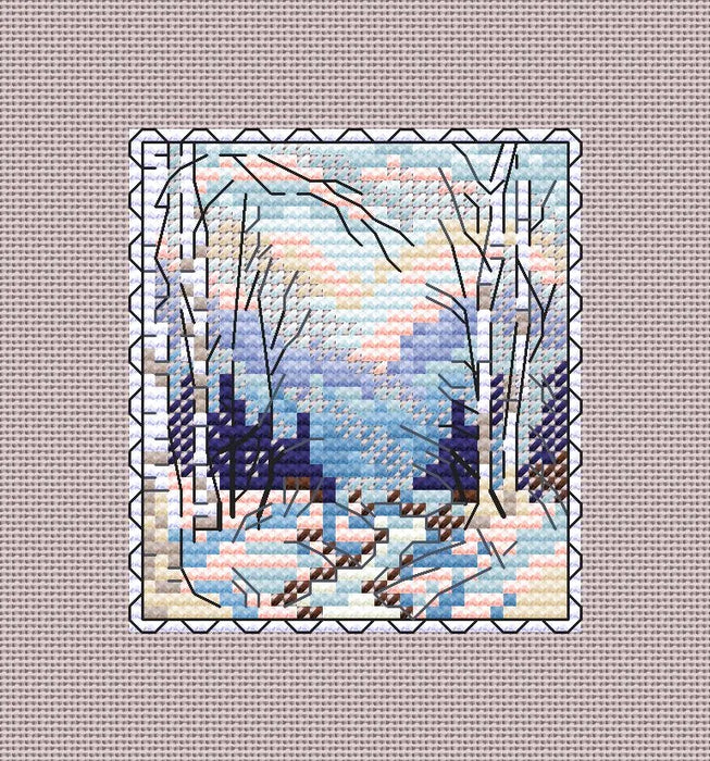 Winter Impressions - PDF Cross Stitch Pattern