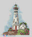 Lighthouse on the shore of the bay - PDF Cross Stitch Pattern - Wizardi