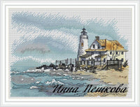 Lighthouse - PDF Cross Stitch Pattern - Wizardi