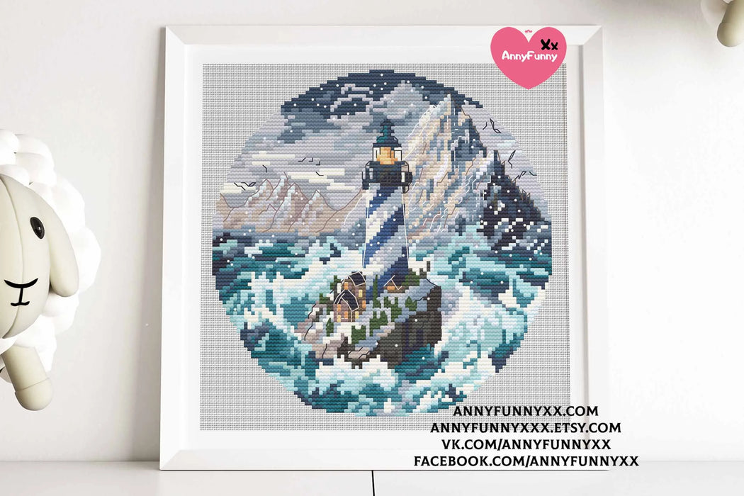 Ice Lighthouses. The Last Stronghold - PDF Cross Stitch Pattern