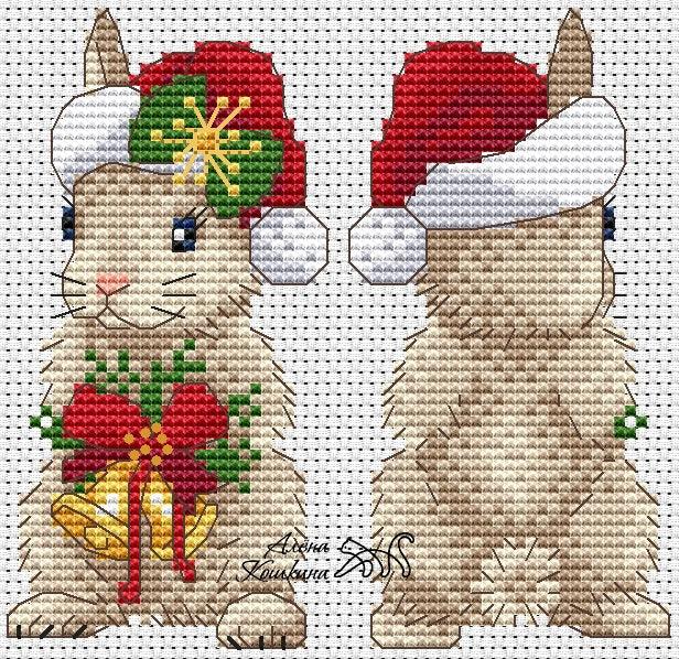 Little Hare 2 - PDF Cross Stitch Pattern - Wizardi