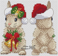 Little Hare 2 - PDF Cross Stitch Pattern - Wizardi