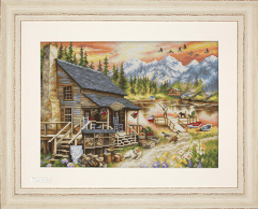 Log Cabin BU5020L Counted Cross-Stitch Kit - Wizardi