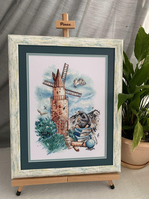 Magic mill - PDF Cross Stitch Pattern - Wizardi