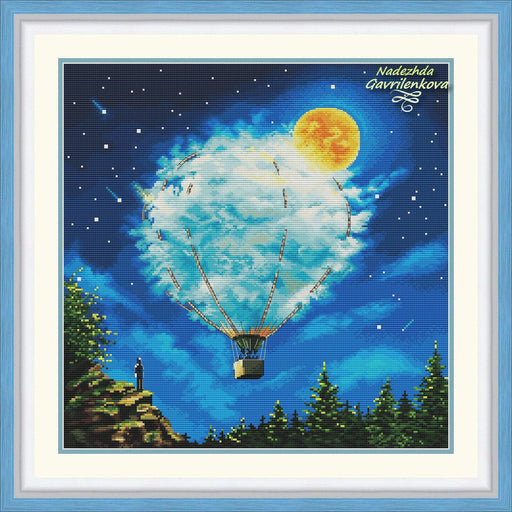 Magical journey - PDF Counted Cross Stitch Pattern - Wizardi