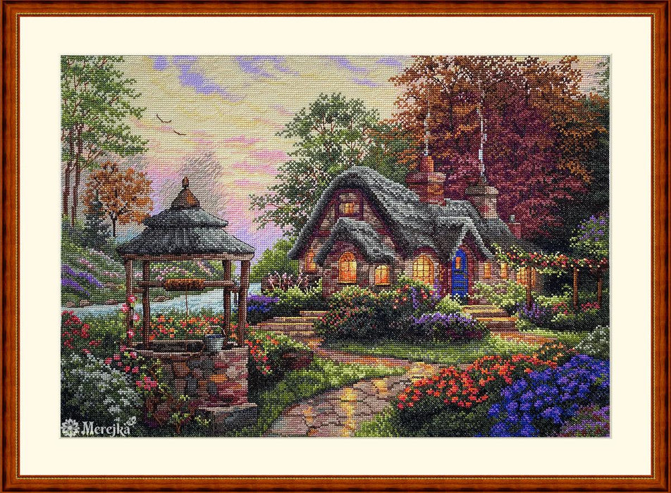 Make a Wish Cottage K-212 Counted Cross-Stitch Kit - Wizardi