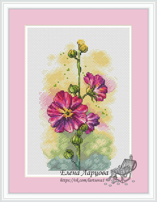 Mallow - PDF Cross Stitch Pattern - Wizardi