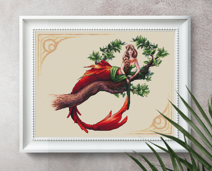 Mermaid - PDF Cross Stitch Pattern - Wizardi