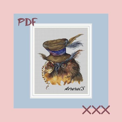 Mister - PDF Cross Stitch Pattern - Wizardi