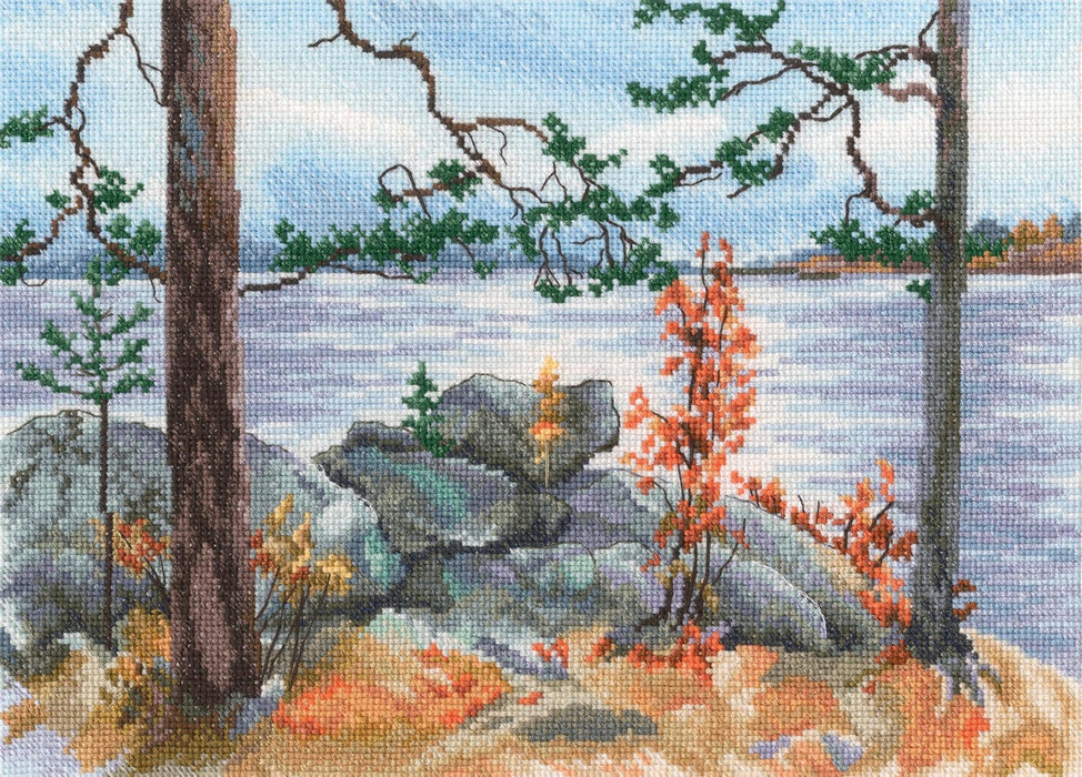 Moon path M969 Counted Cross Stitch Kit - Wizardi