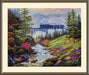 Mountain Railway K-205 Counted Cross-Stitch Kit - Wizardi