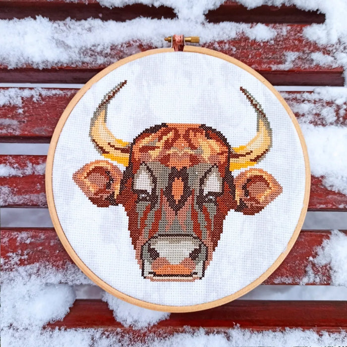 Bull - PDF Cross Stitch Pattern