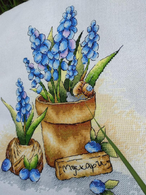 Muscari - PDF Cross Stitch Pattern - Wizardi