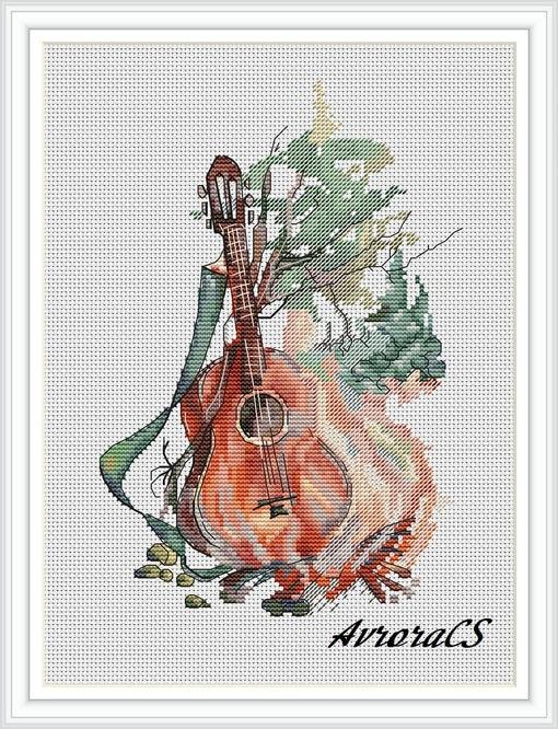 Music Of The Fire - PDF Cross Stitch Pattern - Wizardi