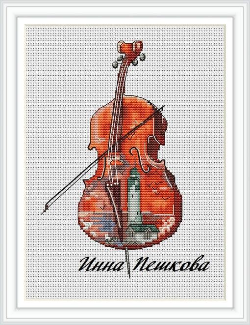 Music Of The Sea - PDF Cross Stitch Pattern - Wizardi