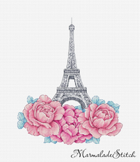 Spring in Paris - PDF Cross Stitch Pattern
