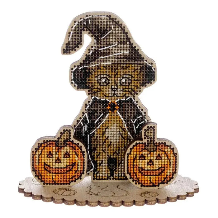 Cross-stitch kits on wood FLW-060