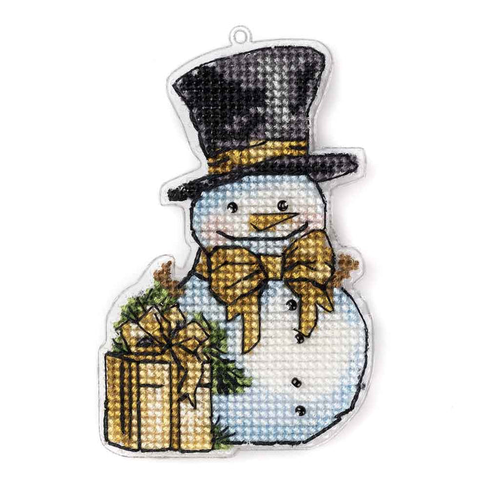 Cross-stitch kit on a plastic base FLX-019