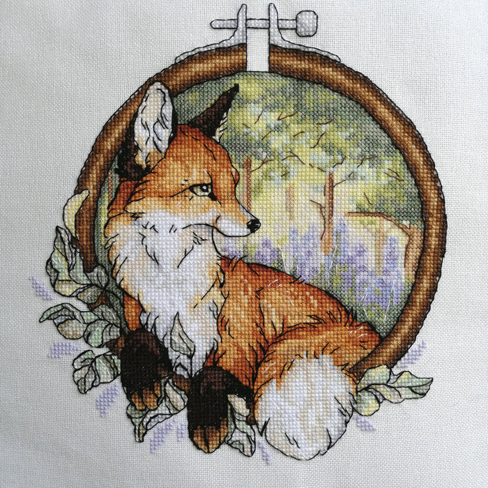 Window to the summer forest - PDF Cross Stitch Pattern