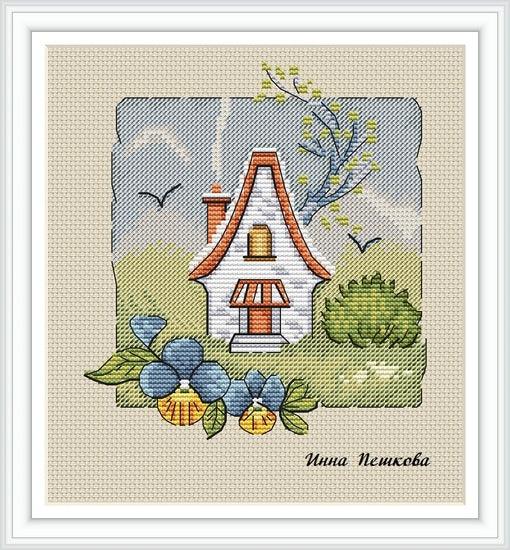 Northern Morning - PDF Cross Stitch Pattern - Wizardi