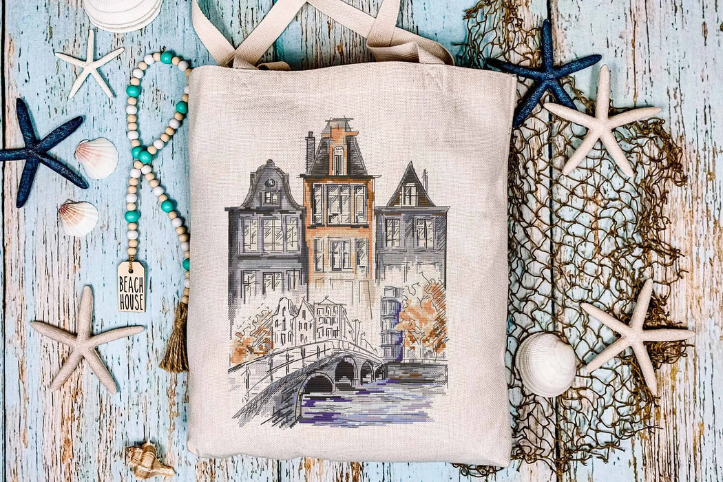 Old city. Prague - PDF Cross Stitch Pattern