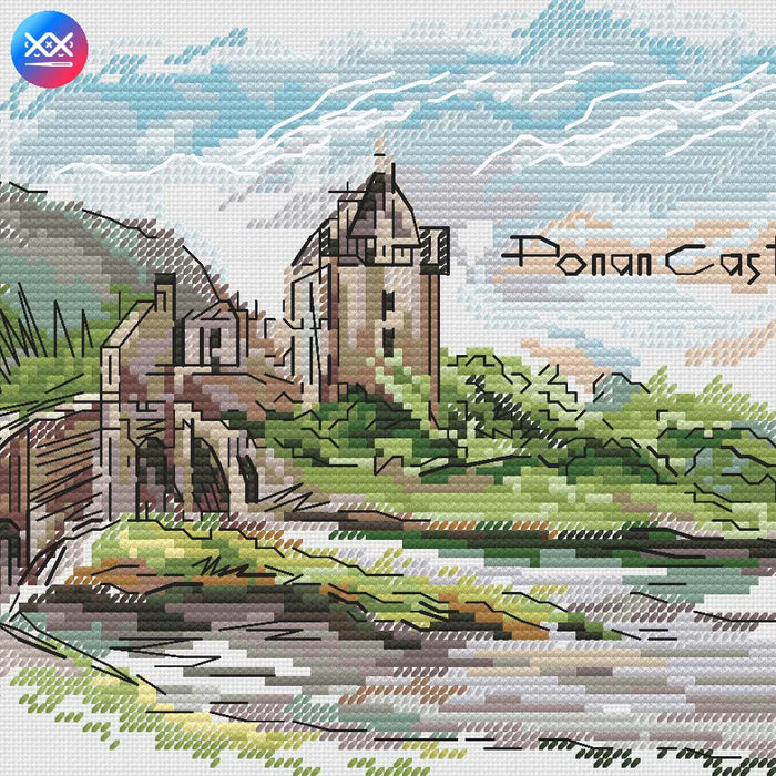 Donan Castle - PDF Cross Stitch Pattern