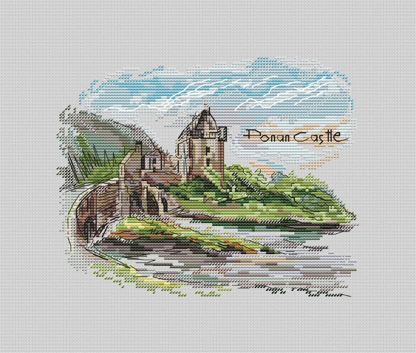 Donan Castle - PDF Cross Stitch Pattern