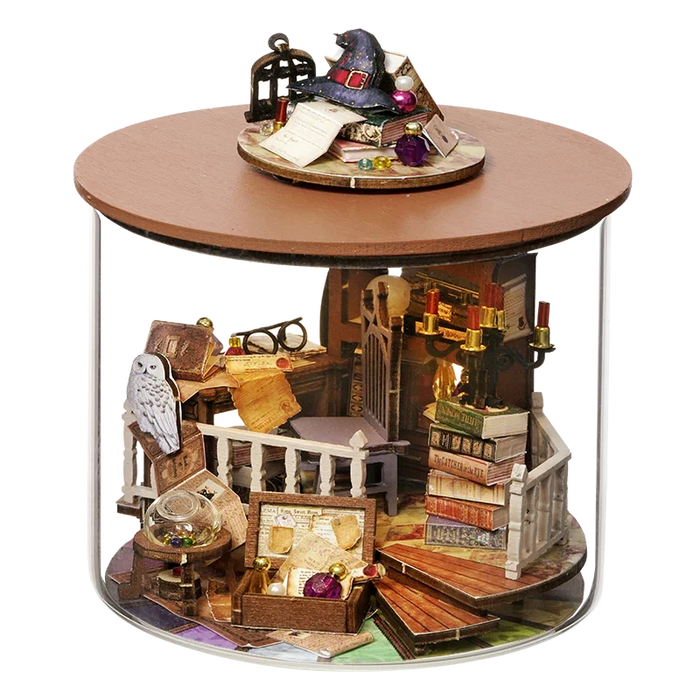 Miniature Wizardi Roombox Kit - Magic House Dollhouse Kit