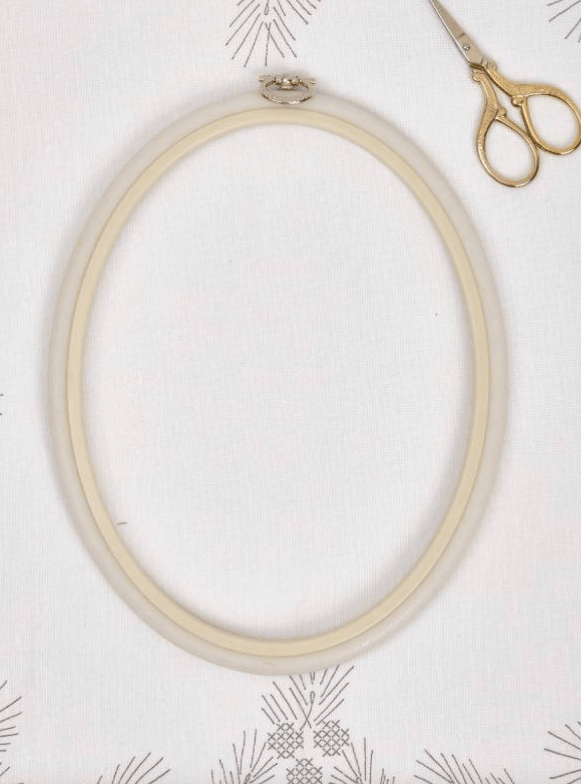 Oval Flexi Hoop Nurge 230-9 White - Wizardi
