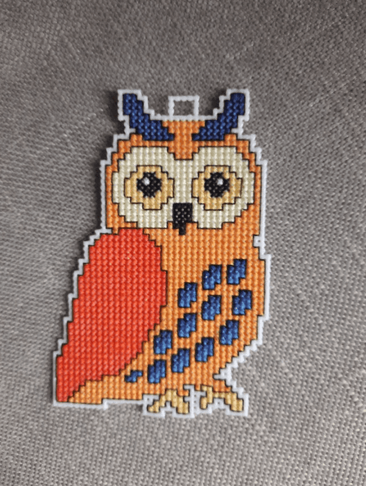 "Owls" 110CS Counted Cross-Stitch Kit - Wizardi