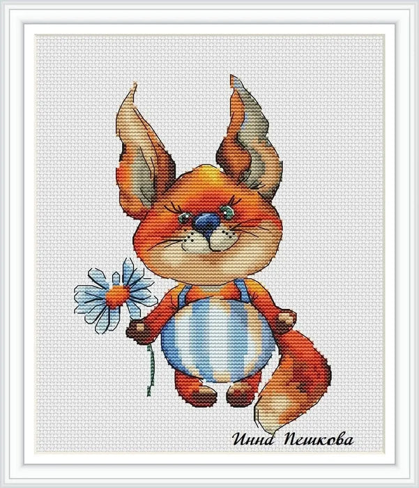 He Loves Me, He Loves Me Not - PDF Cross Stitch Pattern