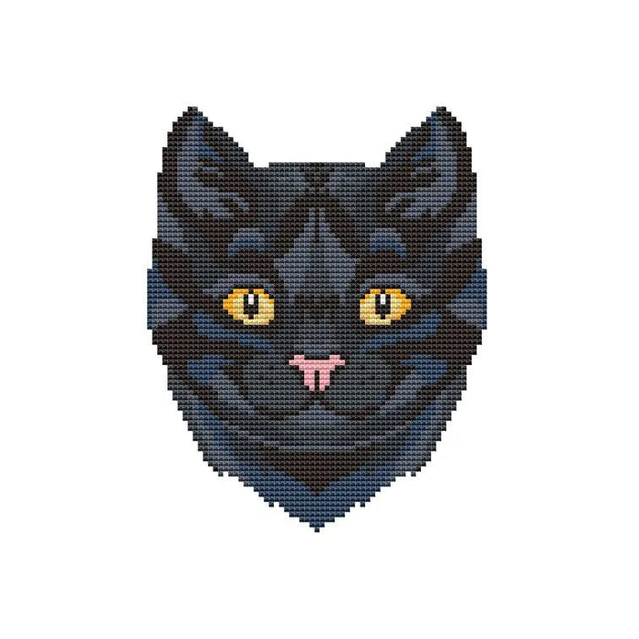 Black cat - PDF Cross Stitch Pattern