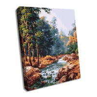 Painting by Numbers kit Carpathian watershed KHO2882 - Wizardi