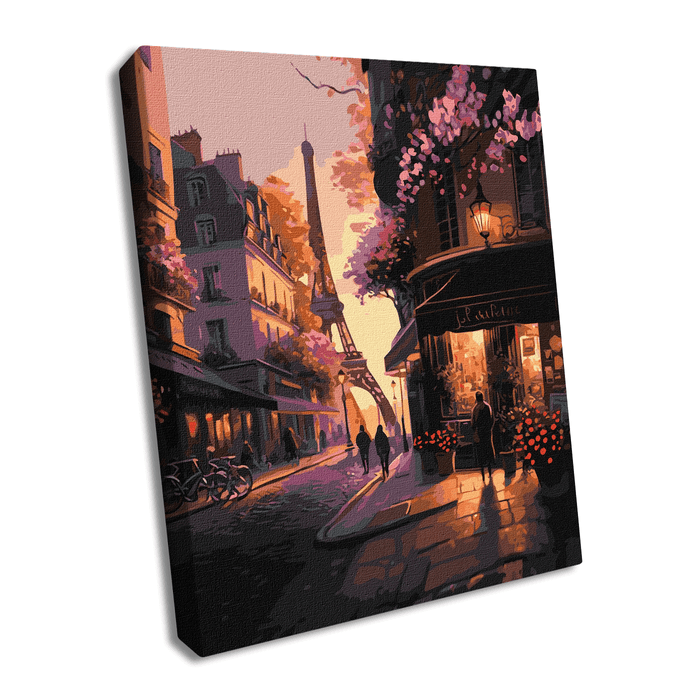 Painting by Numbers kit French streets KHO2198 - Wizardi