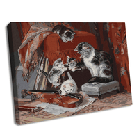 Painting by Numbers kit Little musicians KHO4331 - Wizardi