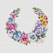 Pansies - PDF Cross Stitch Pattern - Wizardi