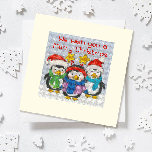 Penguin Pals XMAS69 Counted Cross Stitch Kit - Wizardi