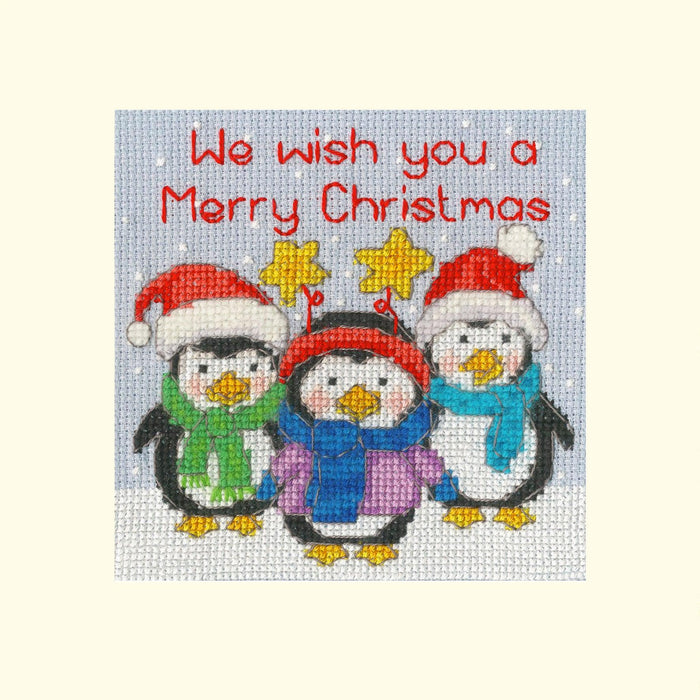 Penguin Pals XMAS69 Counted Cross Stitch Kit - Wizardi