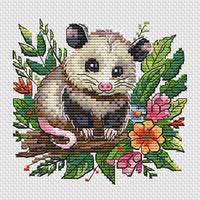 Opossum - PDF Cross Stitch Pattern