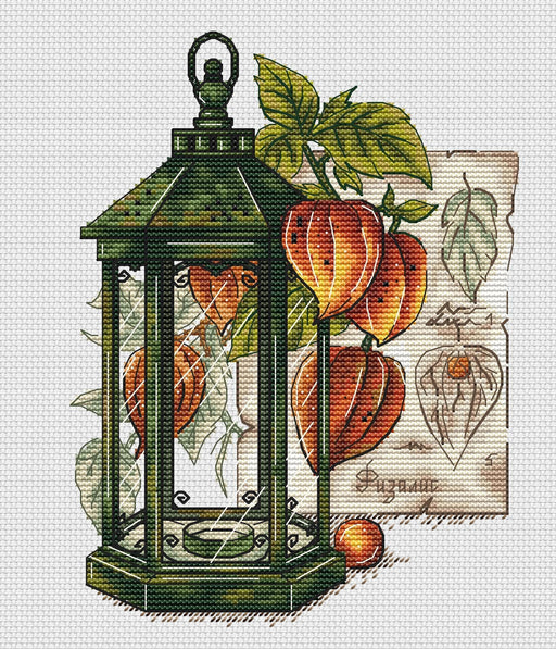 Physalis - PDF Cross Stitch Pattern - Wizardi