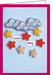 Postcard cross-stitch kit - Among stars and clouds AOO-001 - Wizardi