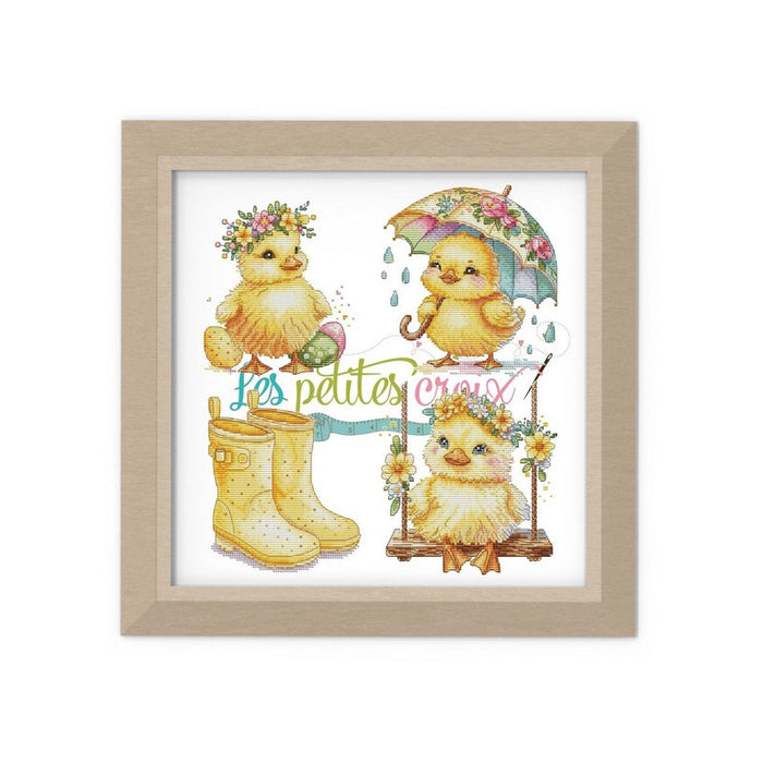 Easter chicks - PDF Cross Stitch Pattern