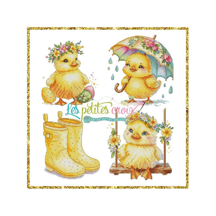 Easter chicks - PDF Cross Stitch Pattern