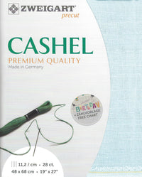 Precut Zweigart Cashel 28 count Ice Blue 3281/562 - Wizardi