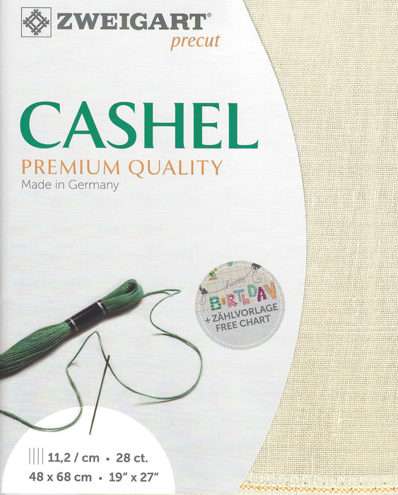 Precut Zweigart Cashel 28 count Platinum 3281/770 - Wizardi