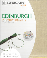 Precut Zweigart Edinburgh 36 count Antique Ivory 3217/233 - Wizardi