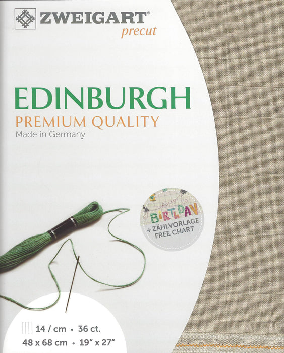 Precut Zweigart Edinburgh 36 count Raw 3217/53 - Wizardi