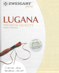 Precut Zweigart Lugana 25 count Cream 3835/252 - Wizardi