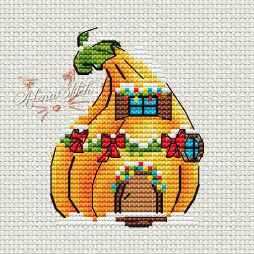 Pumpkin - PDF Cross Stitch Pattern - Wizardi